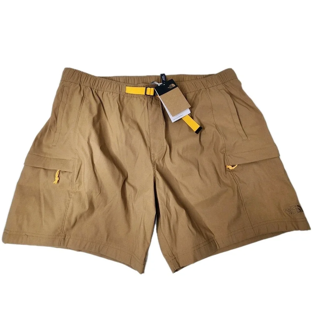 The North Face Men's 2XL Class V BLTD Shorts FlashDry Relaxed Fit Utility Brown
